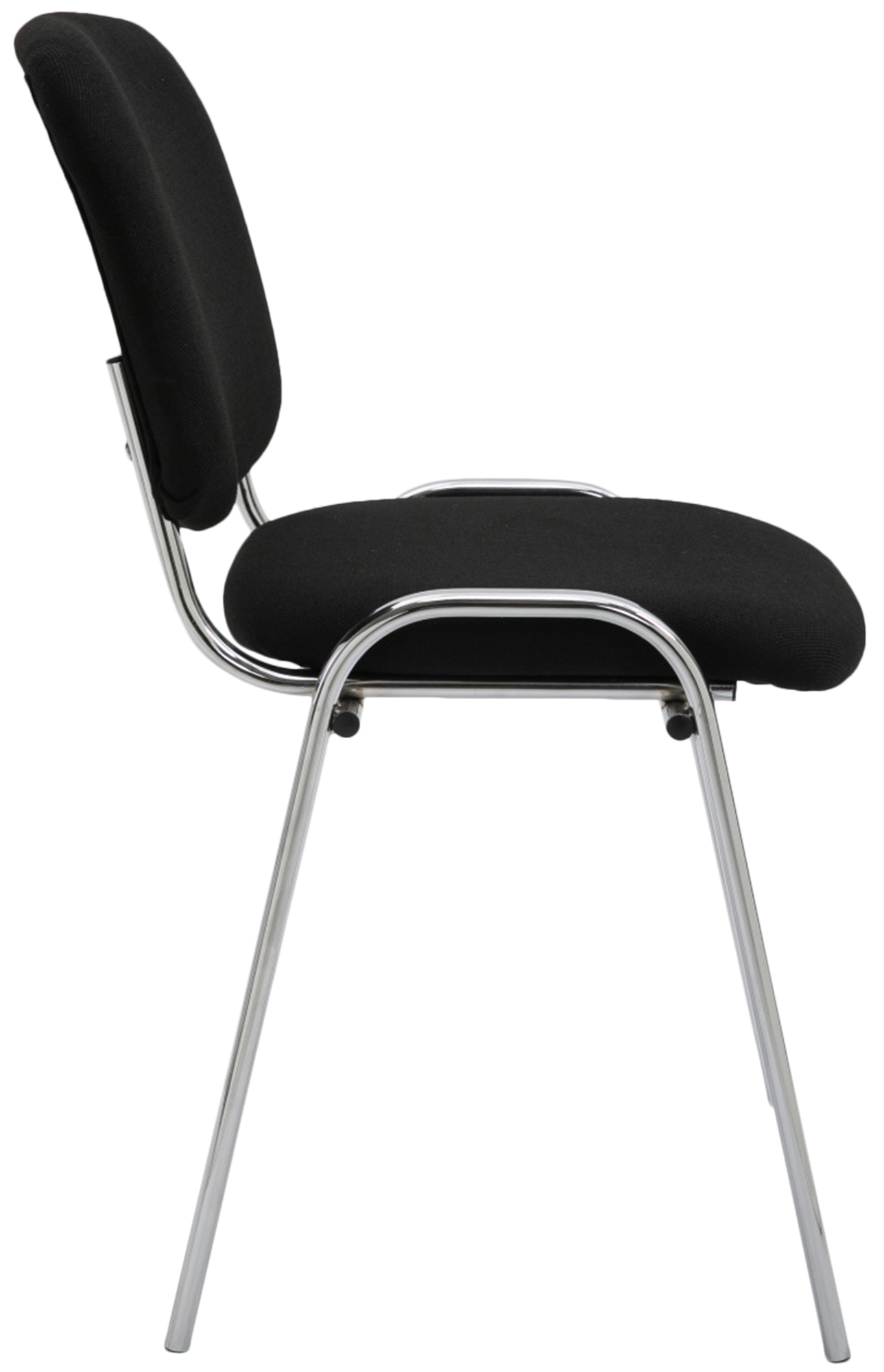 Chaise visiteur Ken support chromé tissu