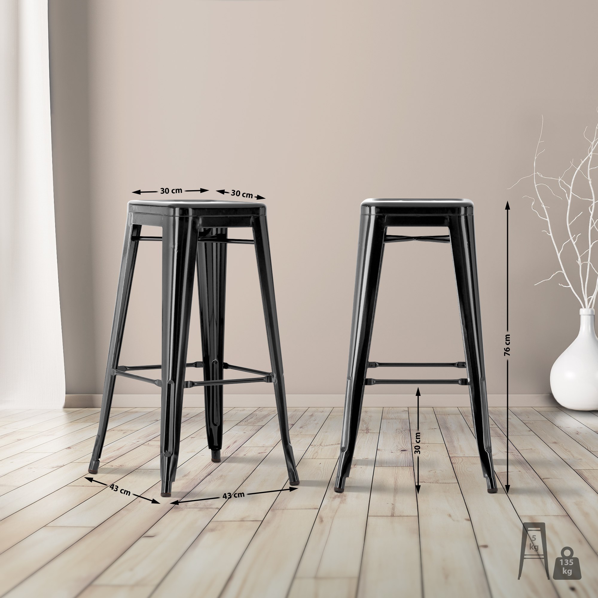 Tabouret de bar Joshua