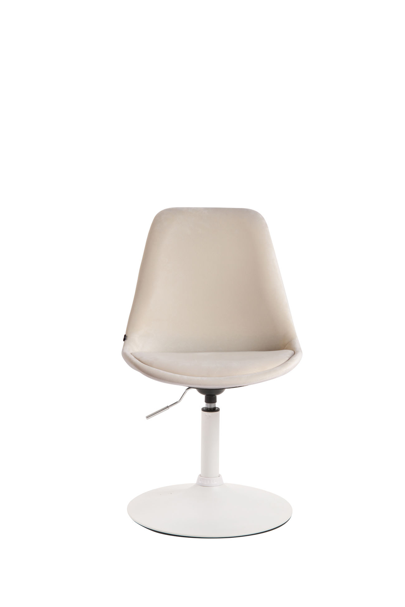 Chaise de salle à manger Maverick en velours avec pied trompette