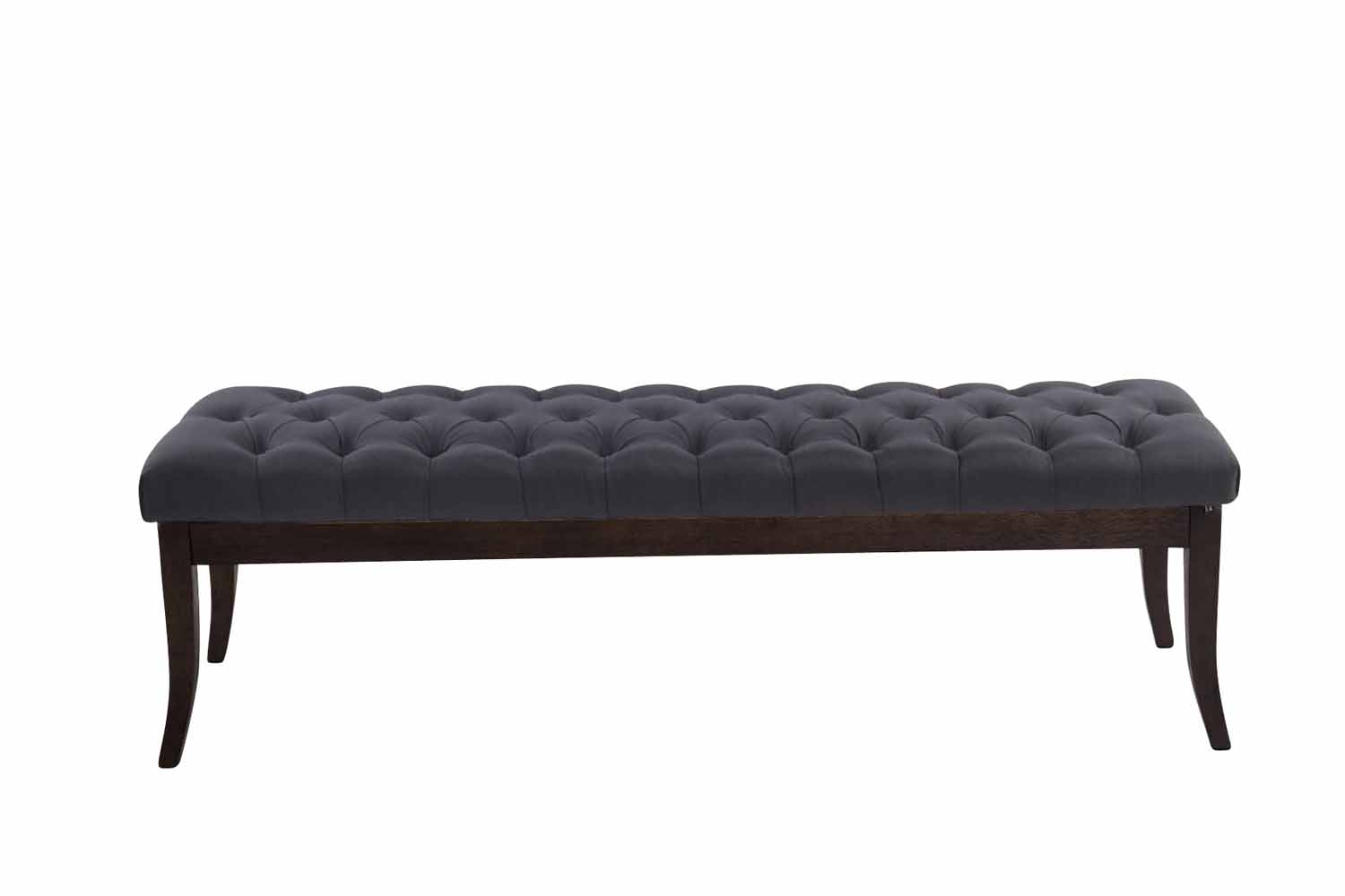 Banc Ramses tissu antique sombre