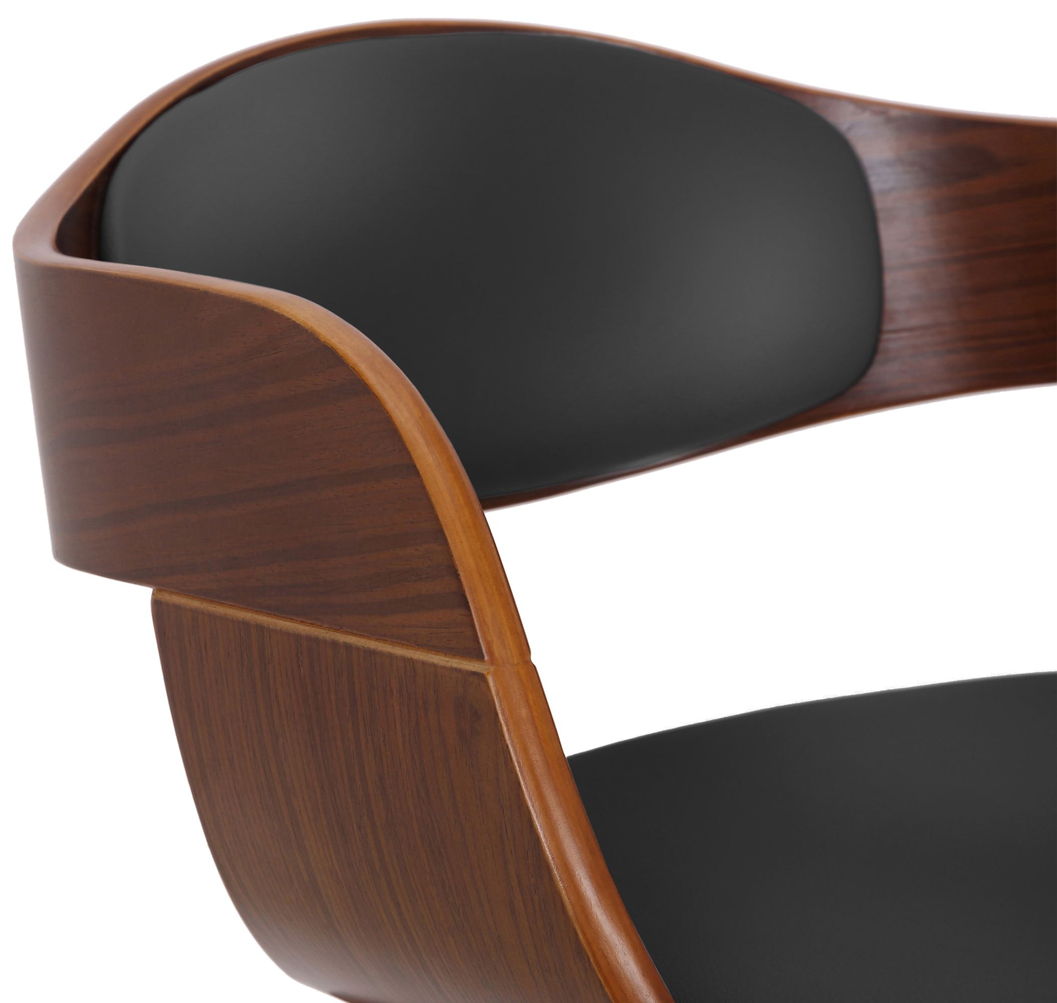 Chaise retro Kingston en similicuir
