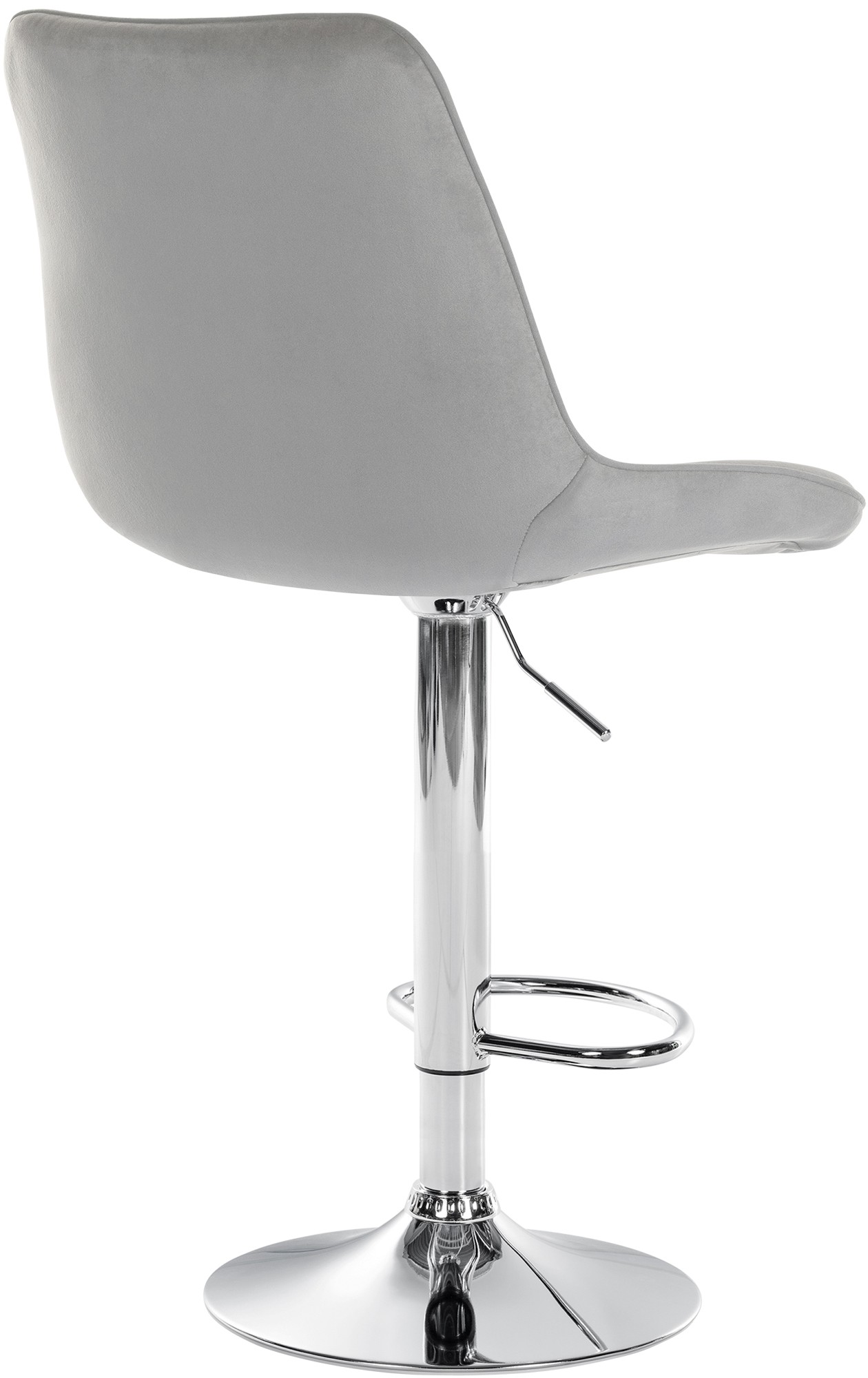 Lot de 2 tabourets de bar Toni velours