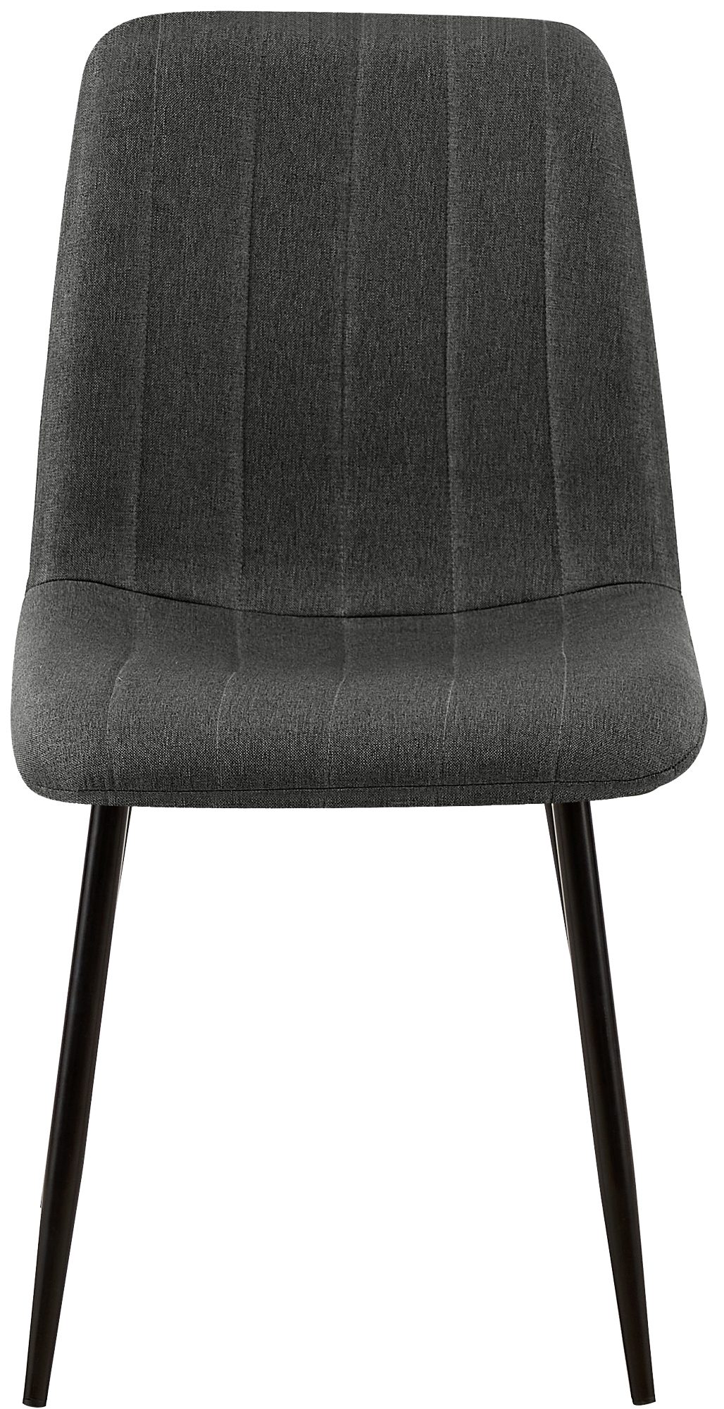 Lot de 4 Chaises de salle à manger Dijon avec Piètement en métal noir