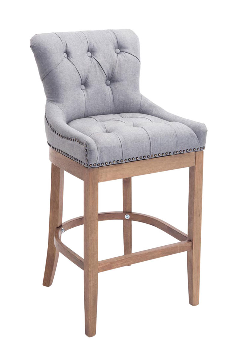 Lot de 2 Tabourets de Bar Lakewood en Tissu