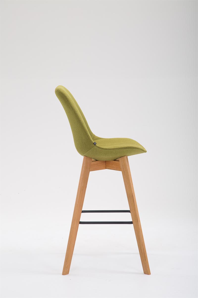 Tabouret de Metz tissu blanc