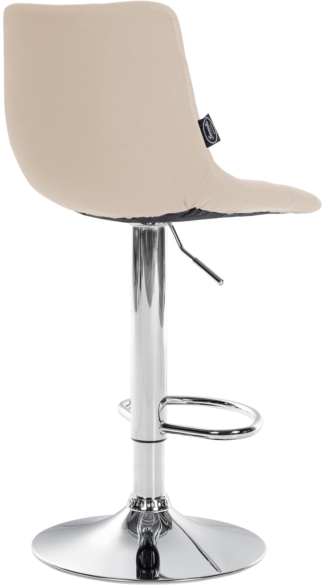 Lot de 2 tabourets de bar Jerry en similicuir