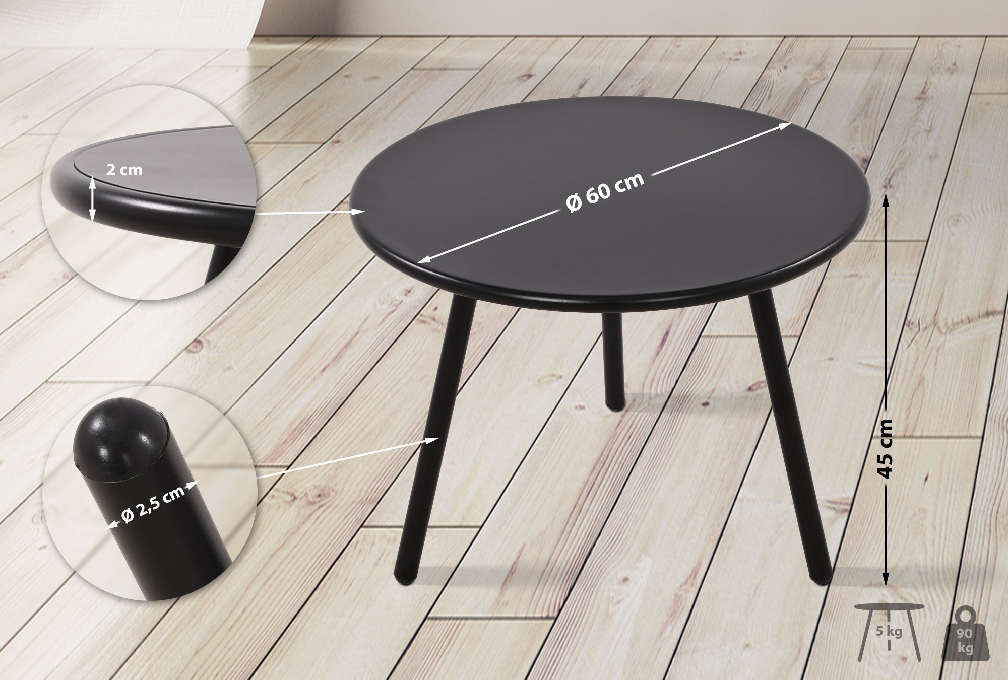 Table basse d'extérieur Minot