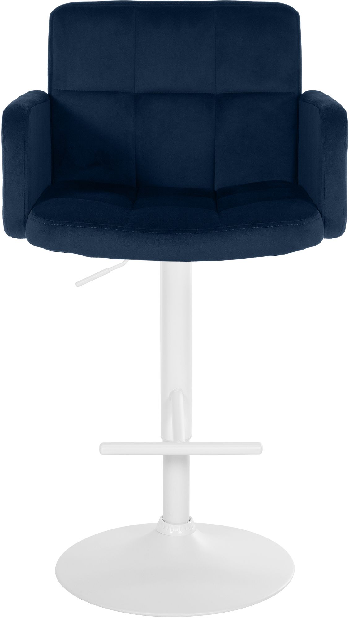 Lot de 2 tabourets de bar Los Angeles velours
