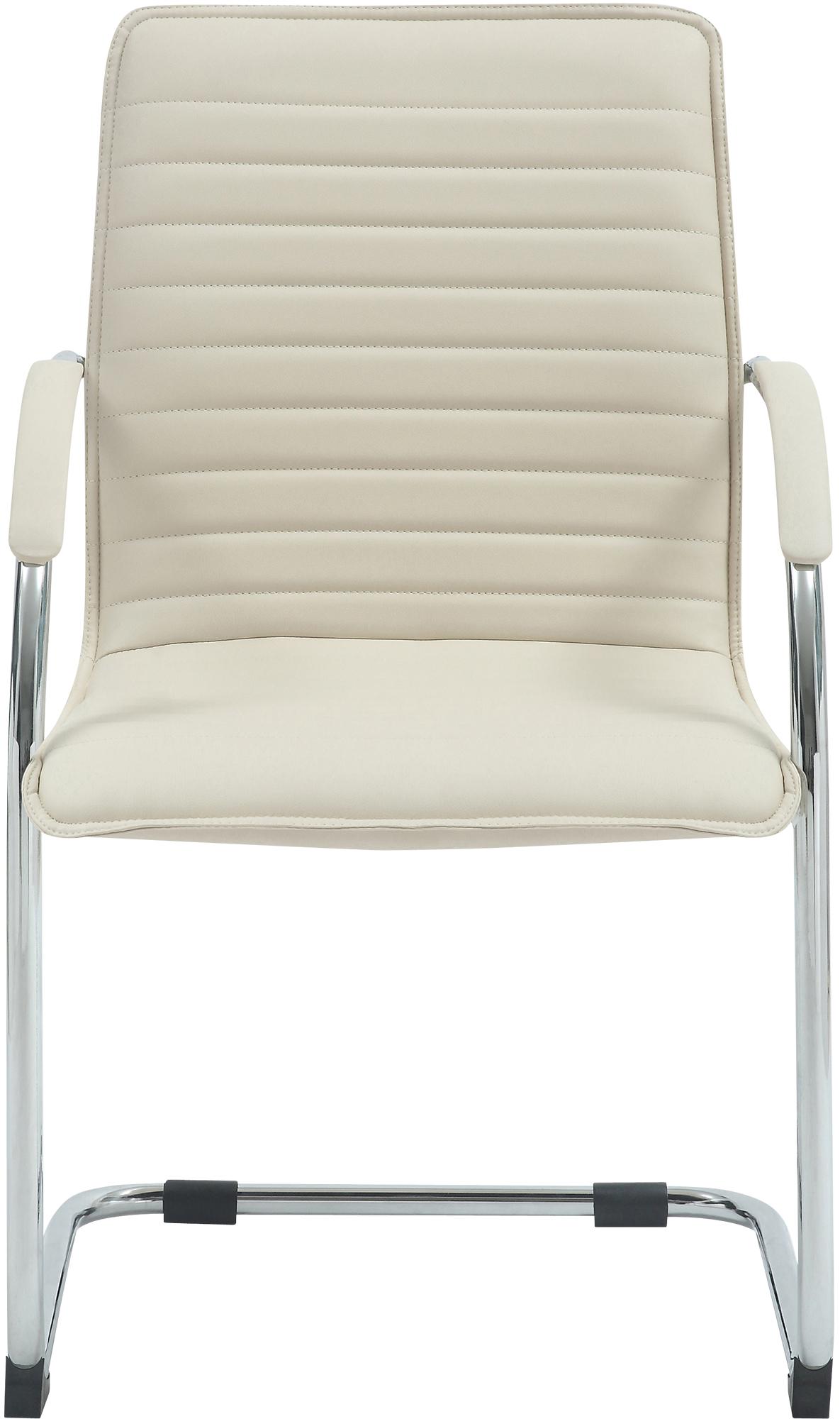Lot de 2 chaises visiteurs Tira similicuir
