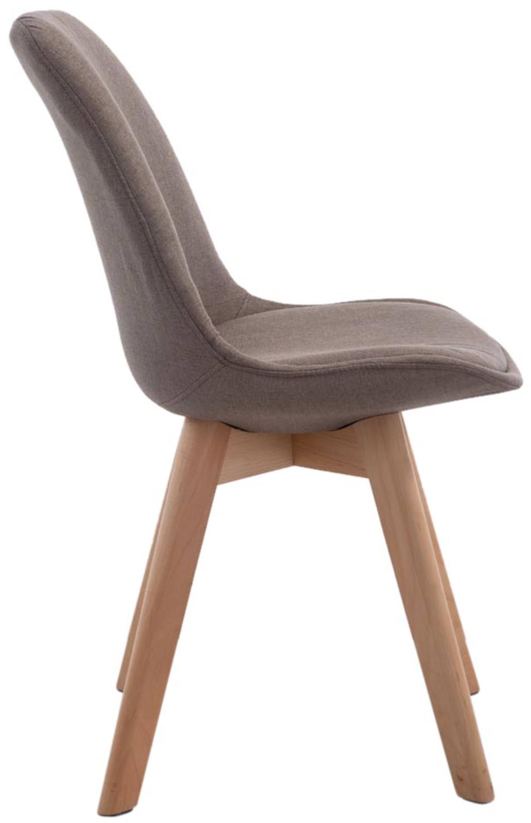 Lot de 4 chaises de salle à manger Borneo V2 en Tissu