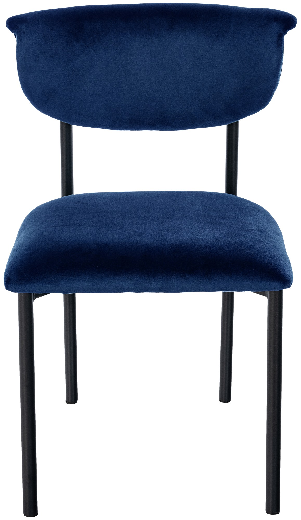 Chaise de salle à manger Gambell en Velours