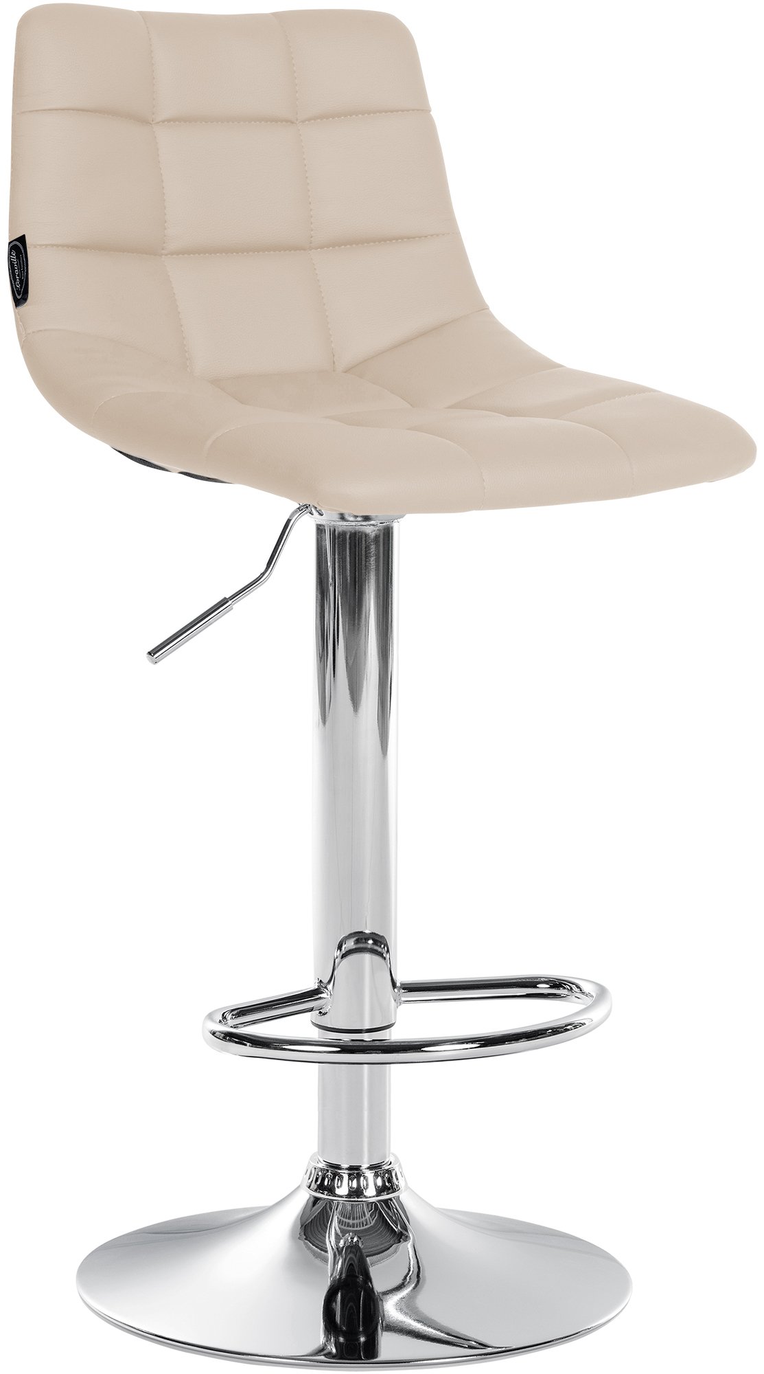 Lot de 2 tabourets de bar Jerry en similicuir