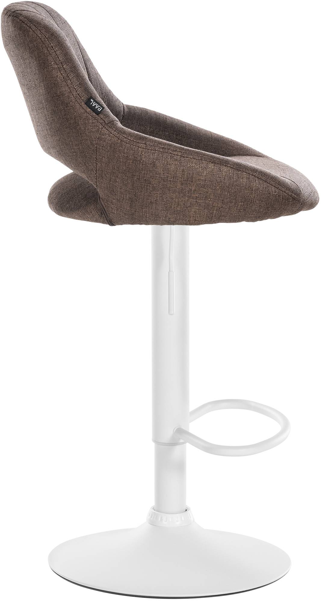 Lot de 2 tabourets de bar Milet en tissu