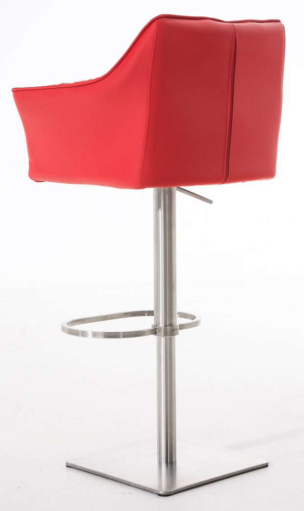 Lot de 2 tabourets de bar Damaso en similicuir