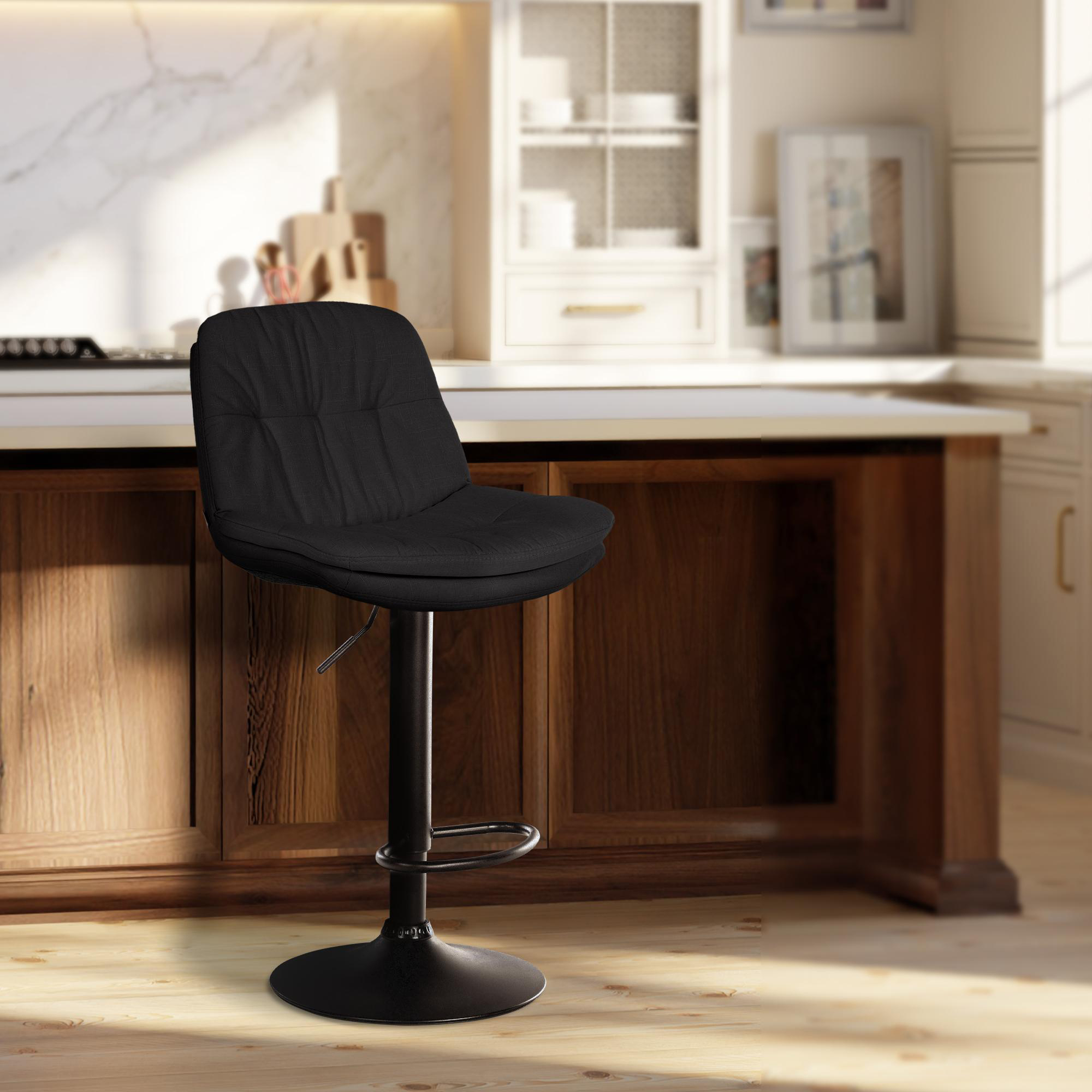 Tabouret de bar Laurel Tissu
