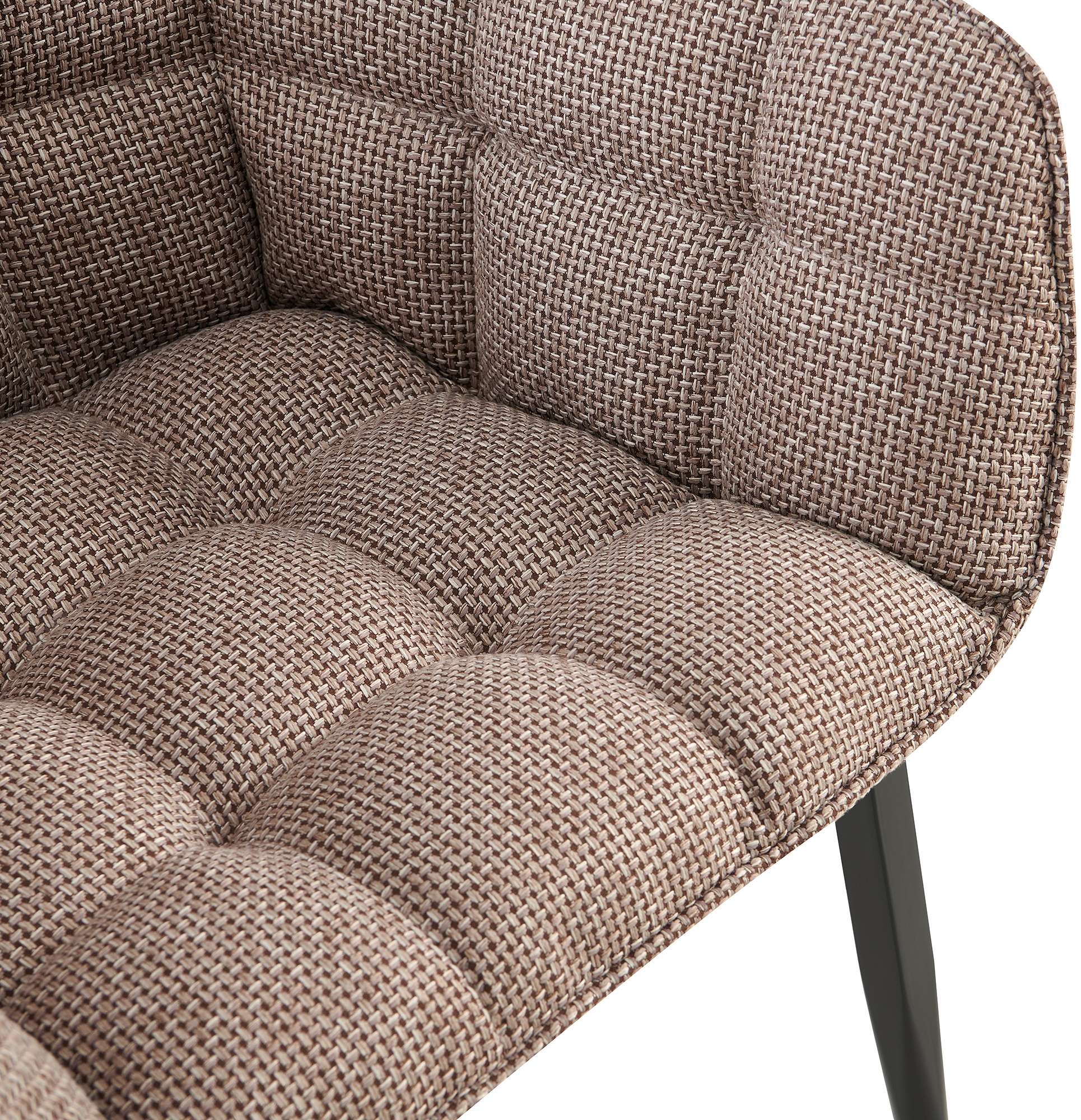 Chaise de salle à manger Tirana Tissu