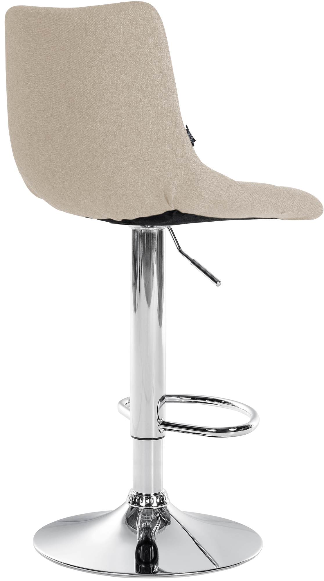 Lot de 2 tabourets de bar Jerry tissu