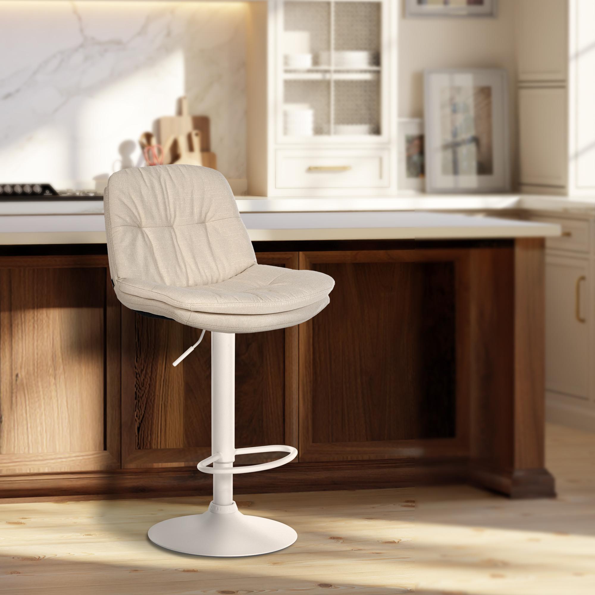 Tabouret de bar Laurel Tissu