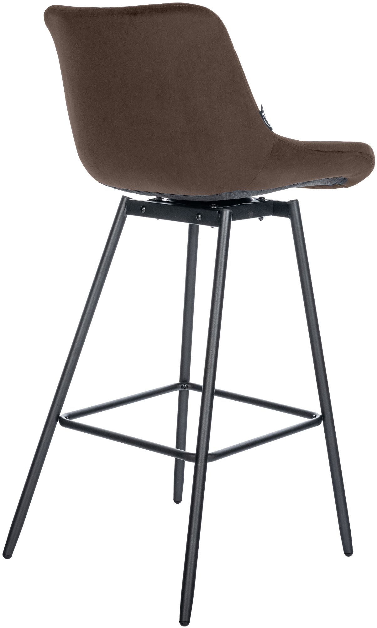 Lot de 4 tabourets de bar Weston pivotants