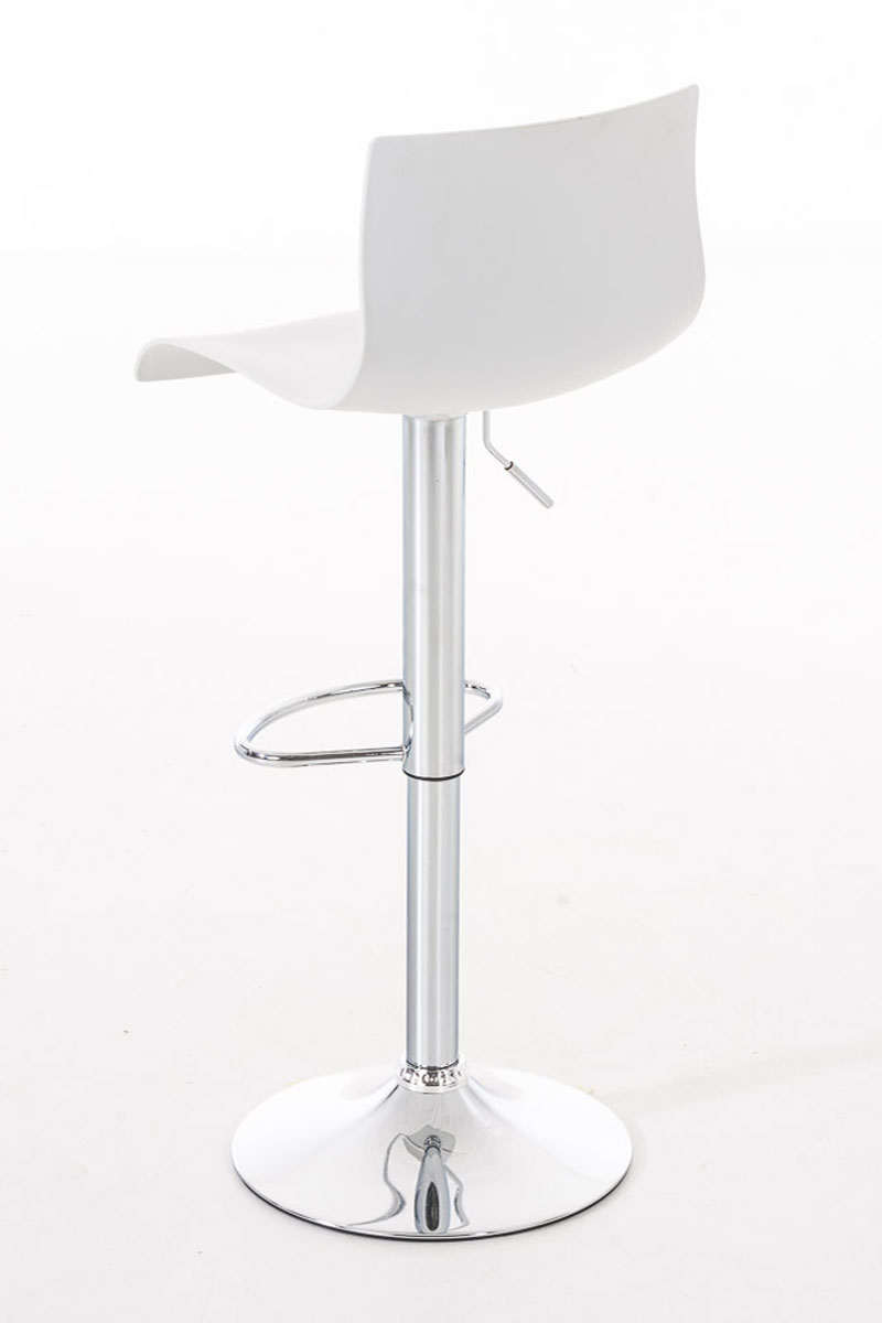 Lot de 2 tabouret de bar Hover Assise Plastique et Piètement Métal chromé