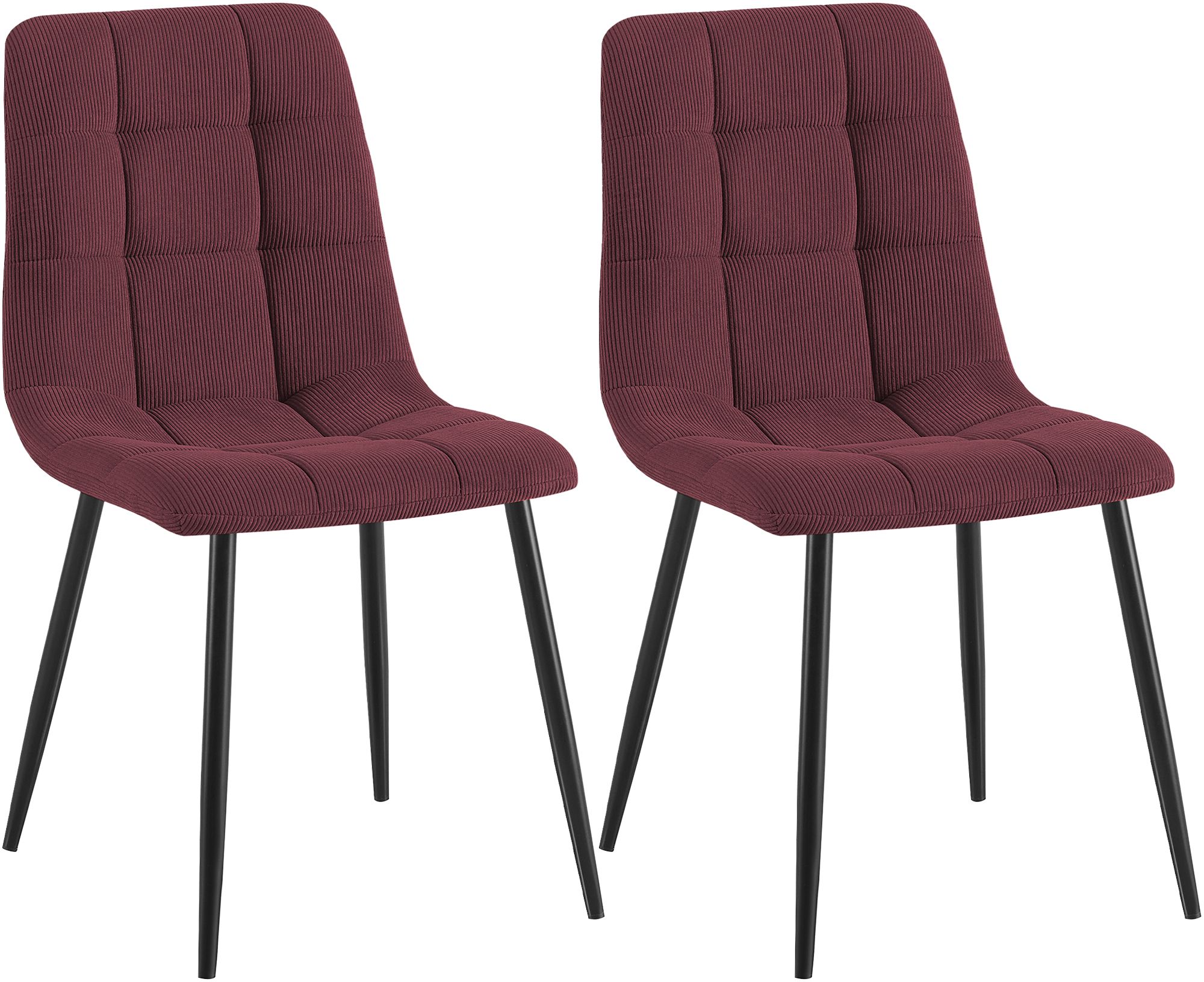 Lot de 2 chaises de salle à manger Tilde