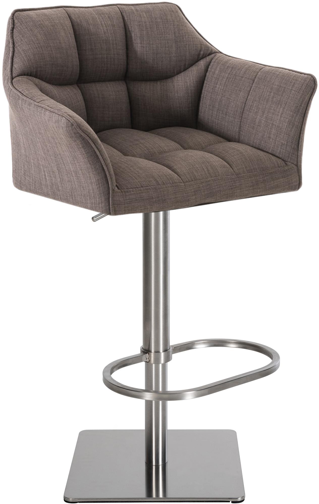 Tabouret de bar Damaso avec revetement en tissu