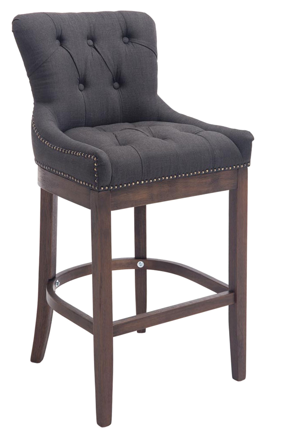 Lot de 2 Tabourets de Bar Lakewood en Tissu