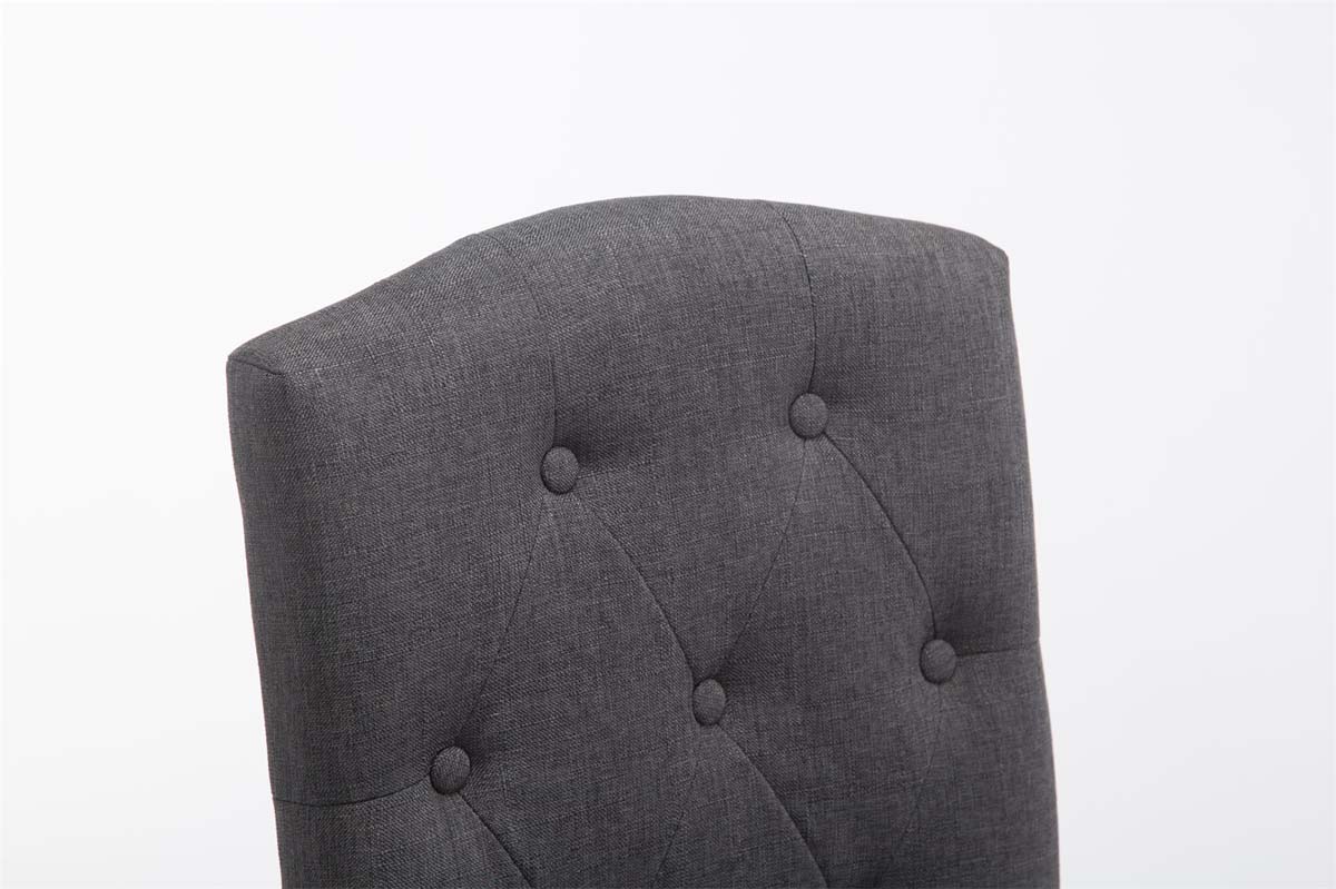 Lot de 2 Tabourets de Bar Louise Tissu