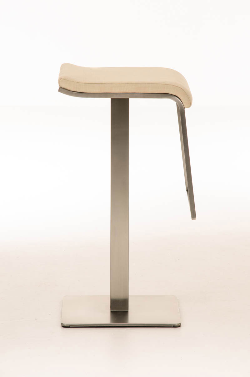 Tabouret de bar Lameng E78 tissu pied en métal