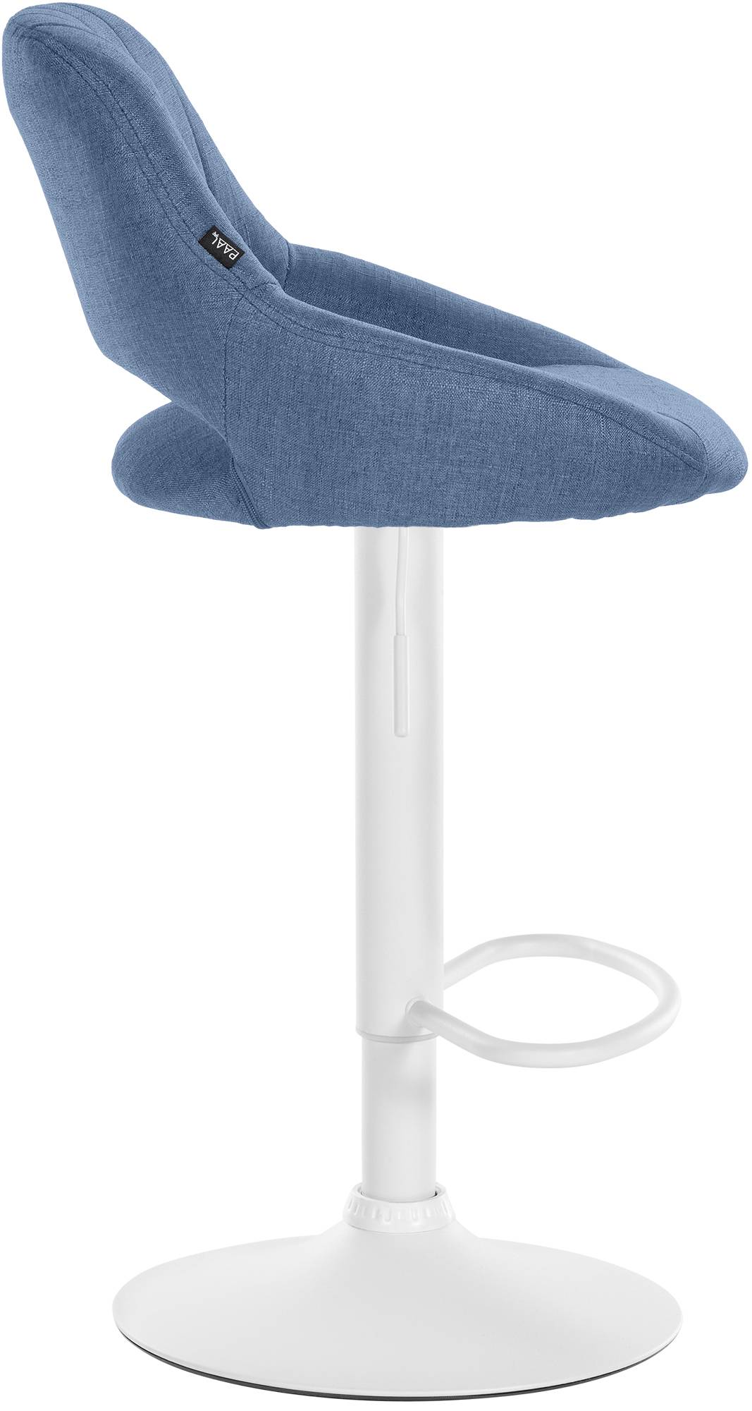 Lot de 2 tabourets de bar Milet en tissu