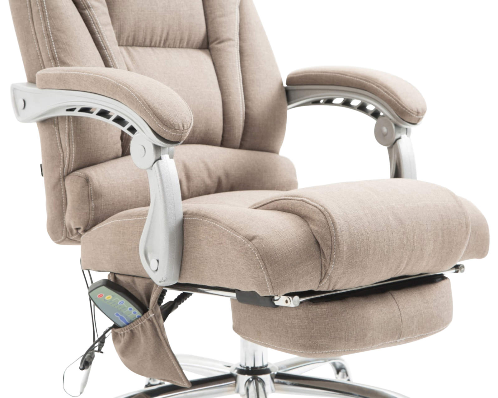 Fauteuil de bureau Pacific avec fonction massage tissu