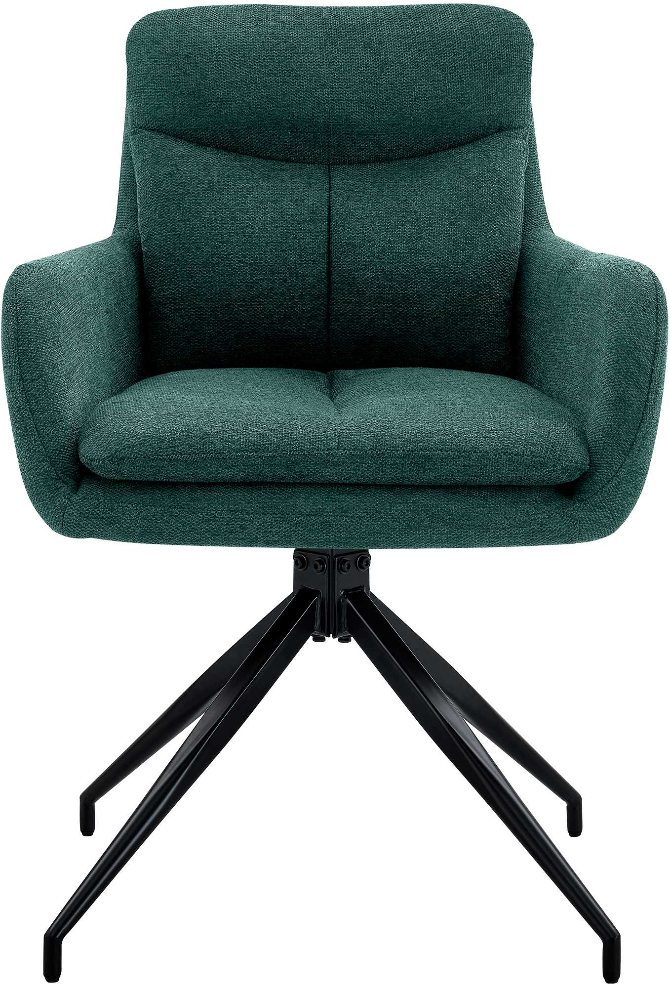 Lot de 2 chaises de salle à manger Somers tissu