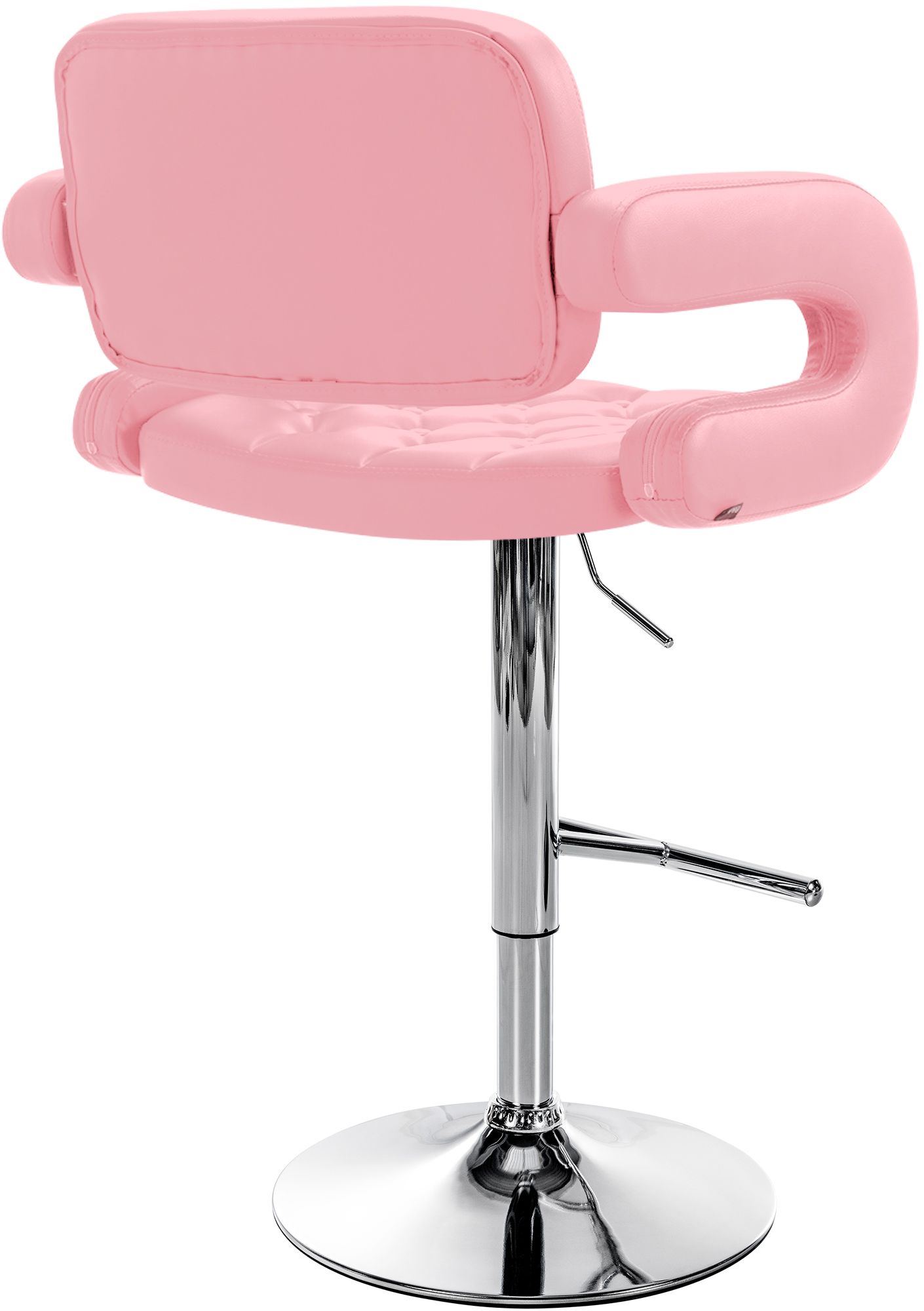 Tabouret de bar Dublin similicuir avec pied en métal