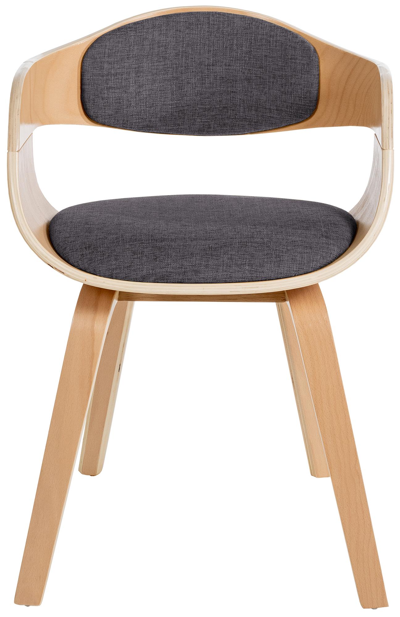 Chaise retro Kingston en tissu