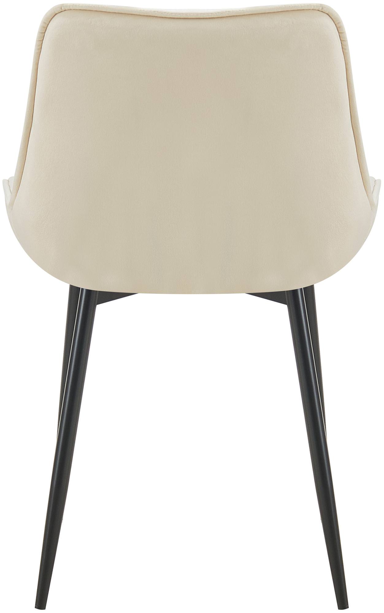 Lot de 2 chaises de salle à manger Wallace velours