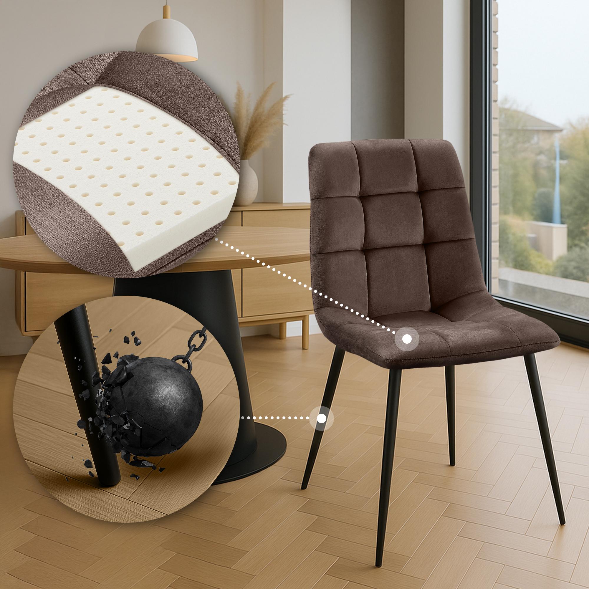Lot de 2 chaises de salle à manger Tilde