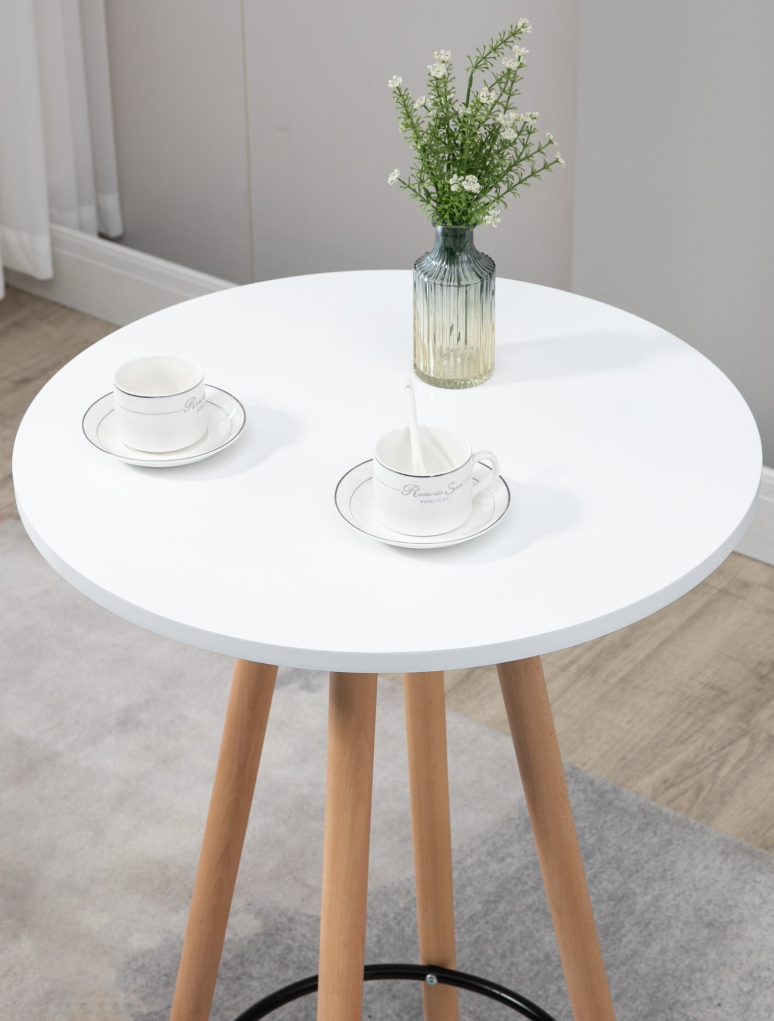 Table haute de bar Livia en Bois