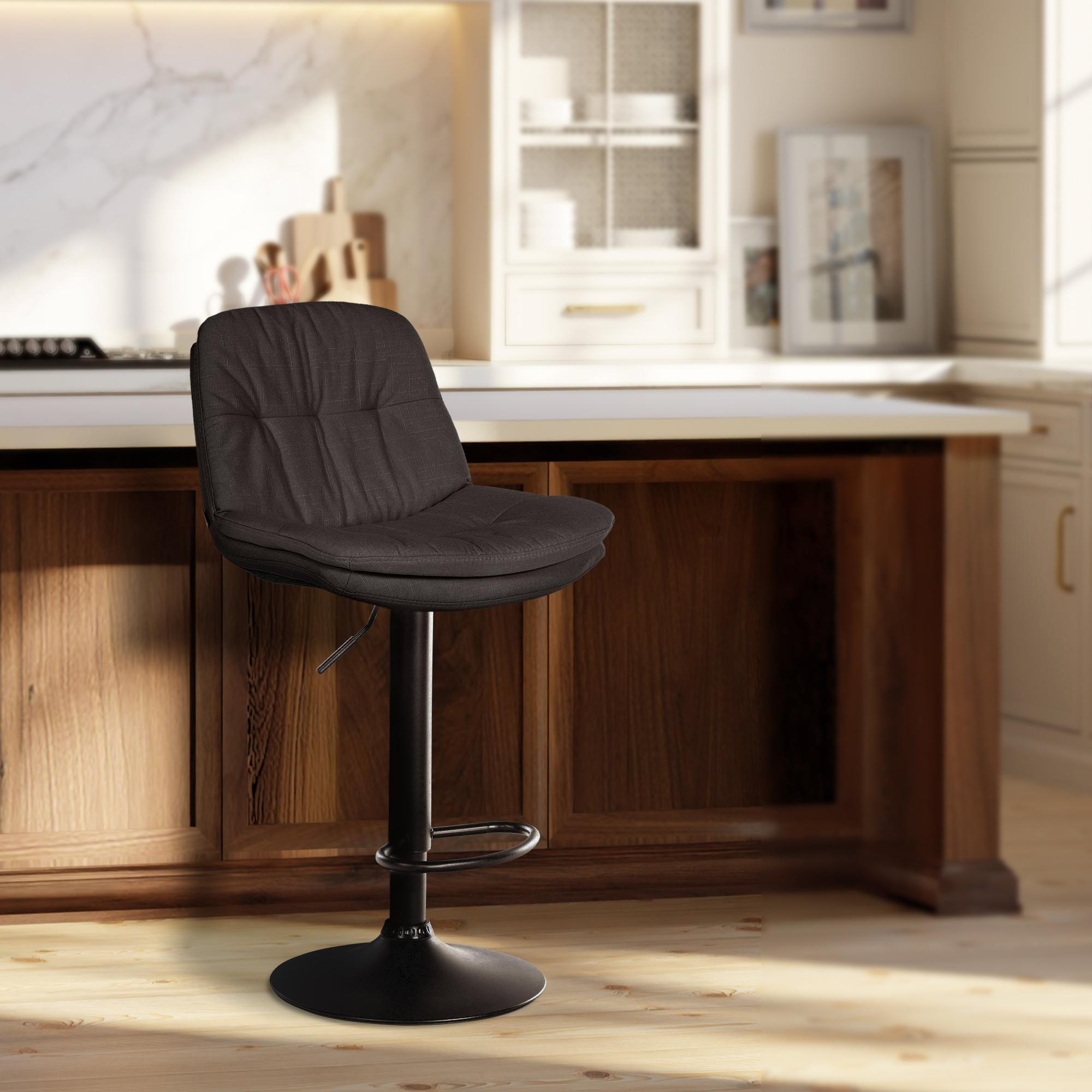 Tabouret de bar Laurel Tissu