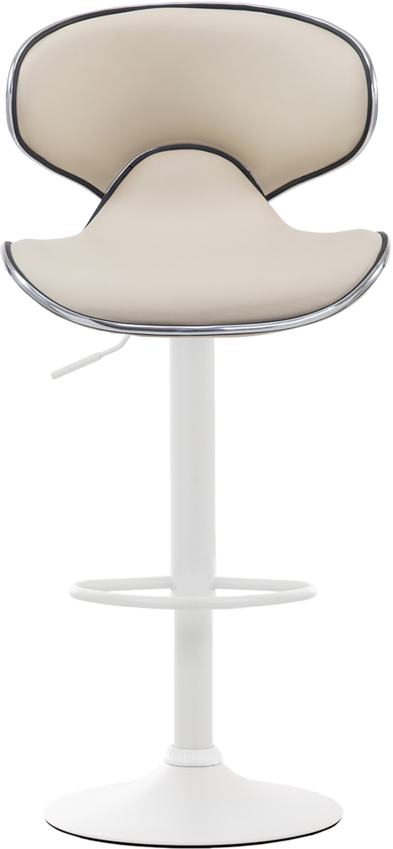 Tabouret de bar Las Vegas V2 similicuir avec pied en métal