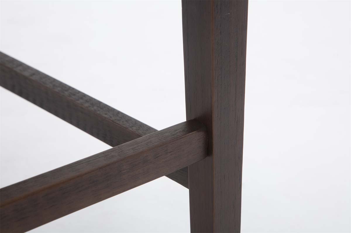 Tabouret de bar Louise tissu piètement antique