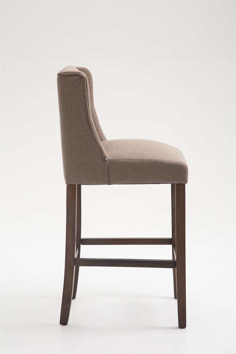 Lot de 2 Tabourets de bar Cassandra Tissu