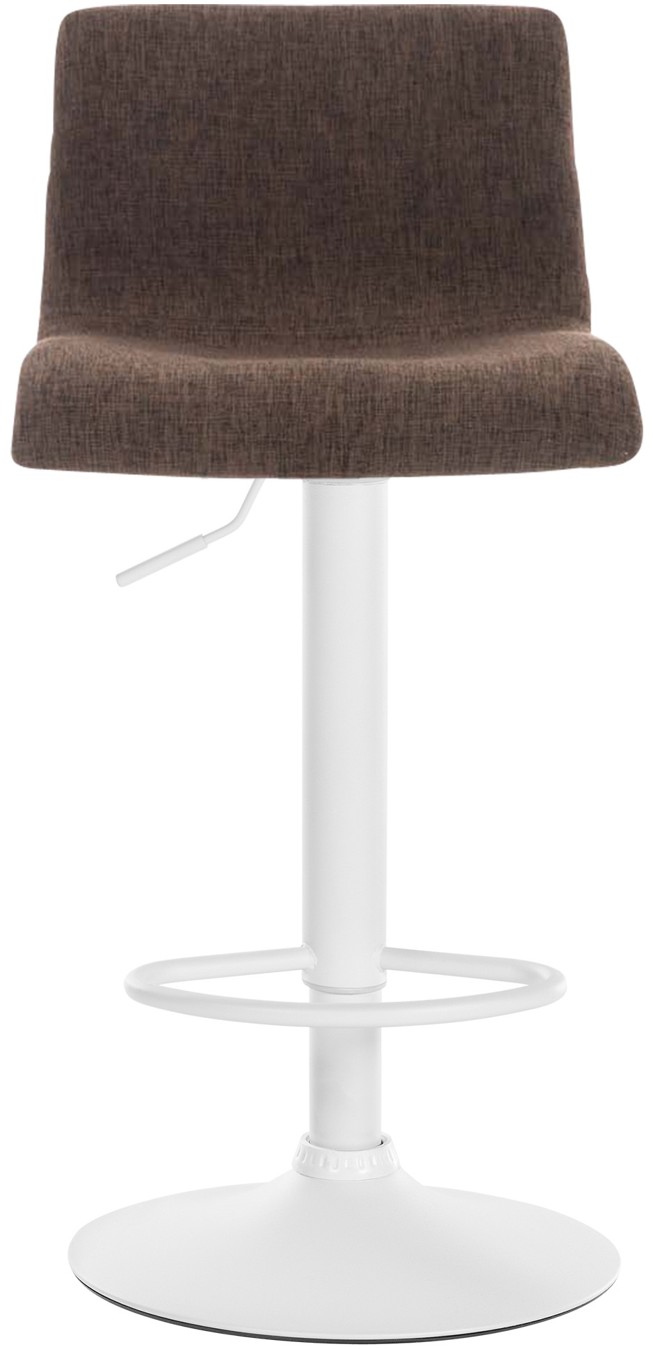 Tabouret de bar Hover Assise en Tissu Piètement Métal chromé