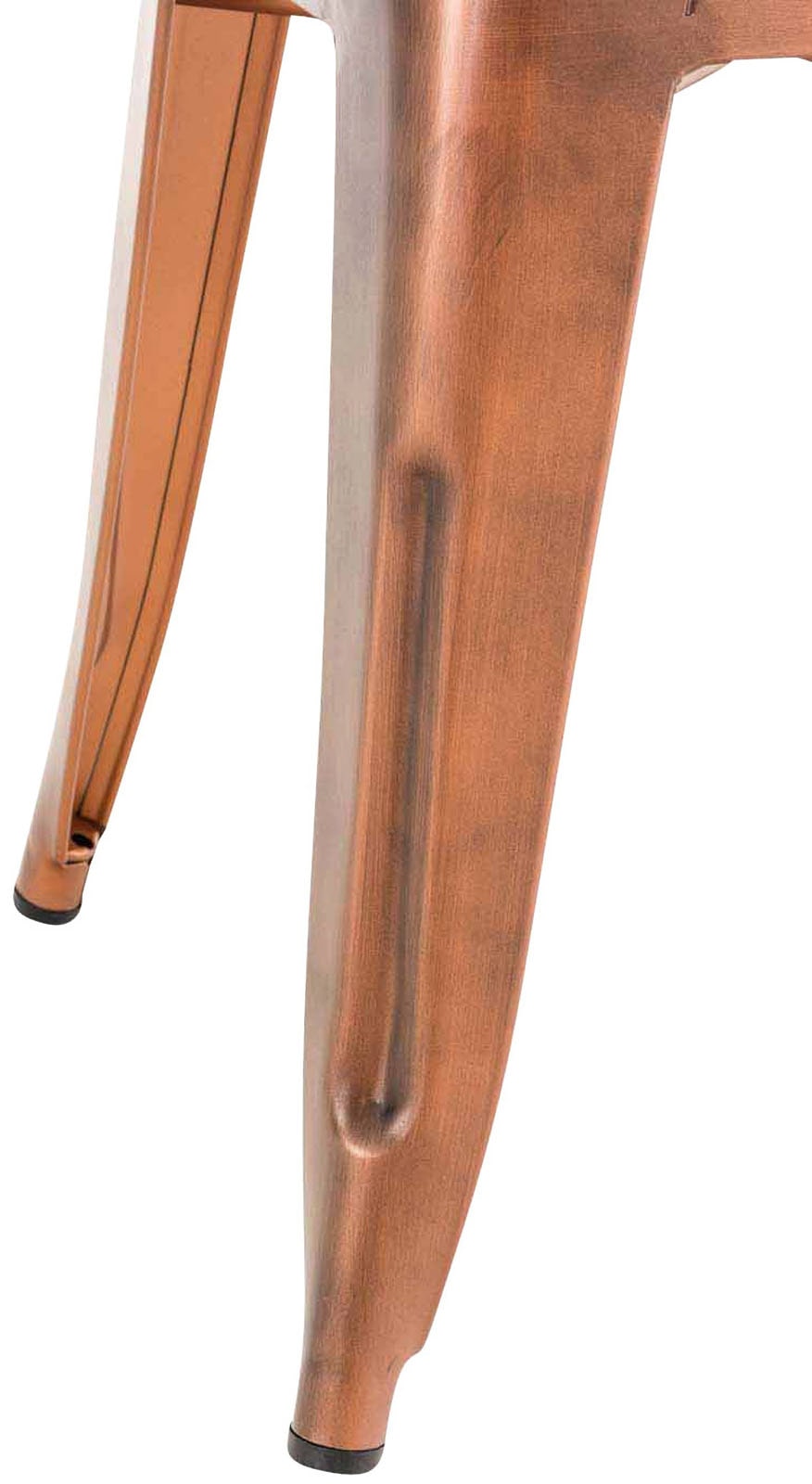 Lot de 4 tabourets bas au style industriel Armin en métal