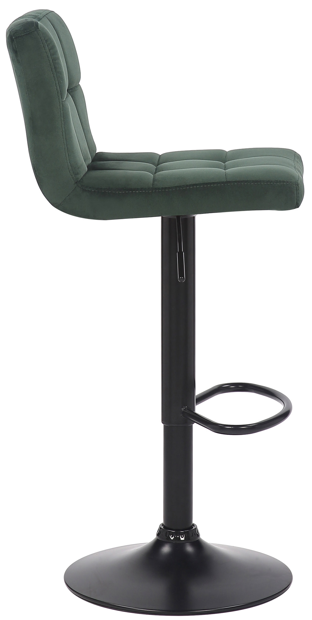 Lot de 2 Tabourets de bar Feni en velours