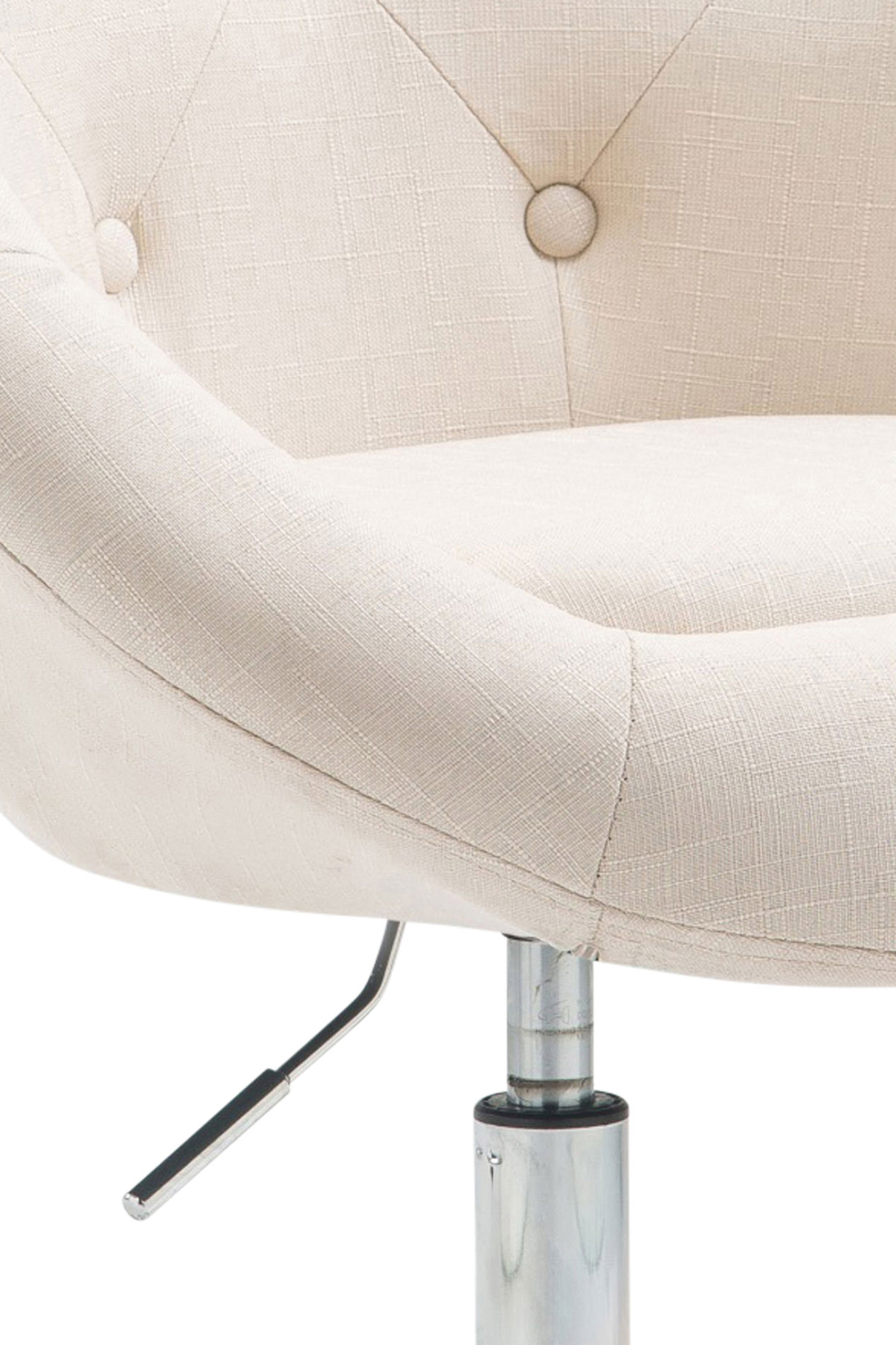 CLP Chaise de Bureau London V2 en Tissu avec Hauteur ajustable et Siège pivotant