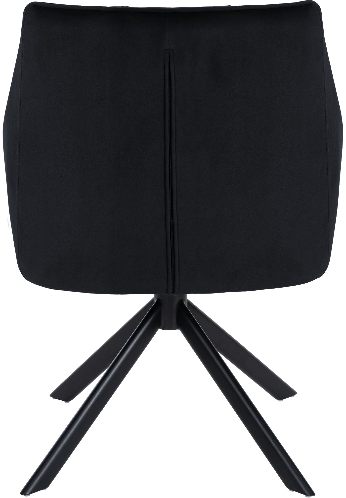 Chaise de salle à manger Swing revêtement velours