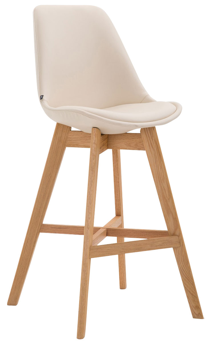 Lot de 2 tabourets de bar Cannes en similicuir