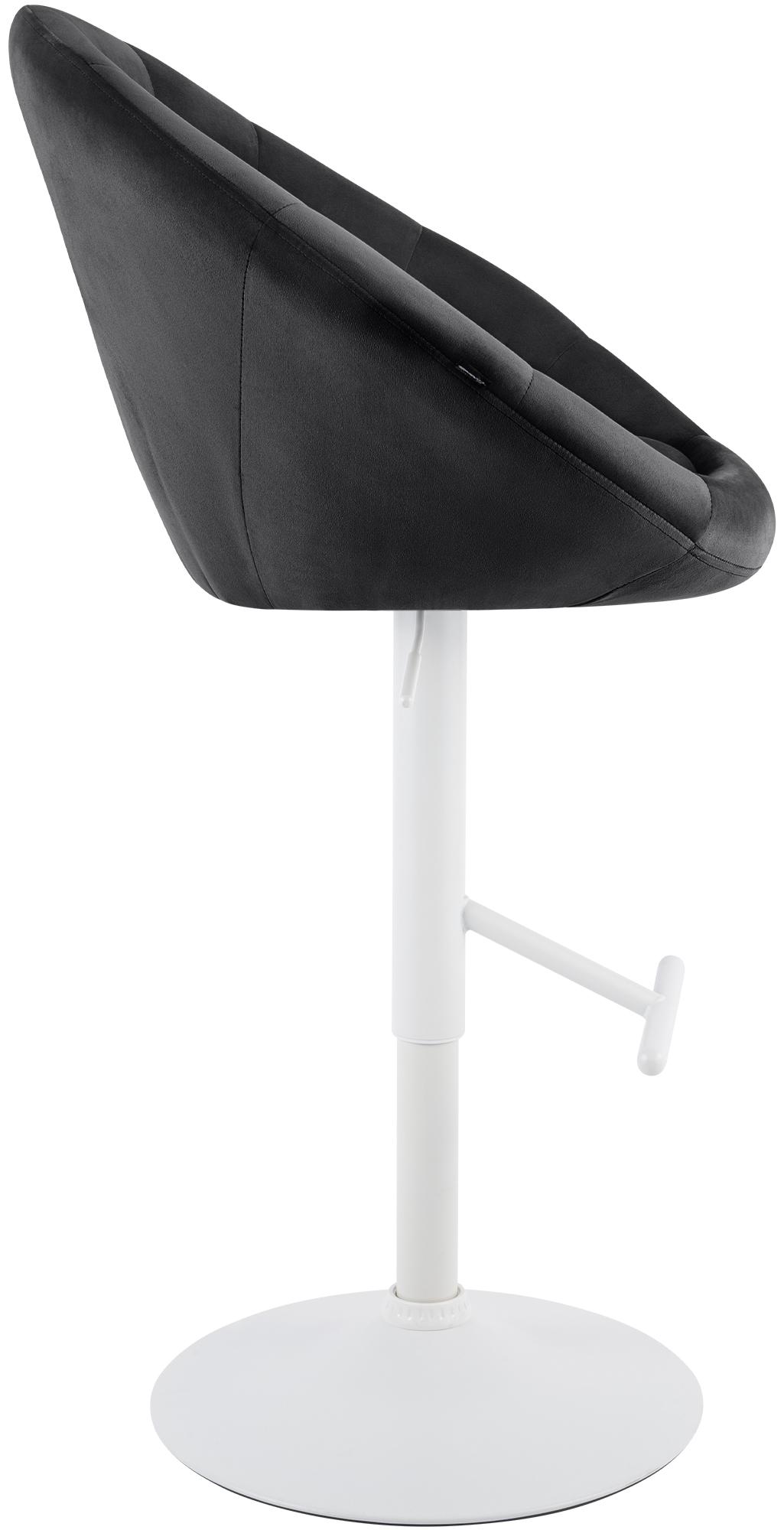 Tabouret de bar London en velours