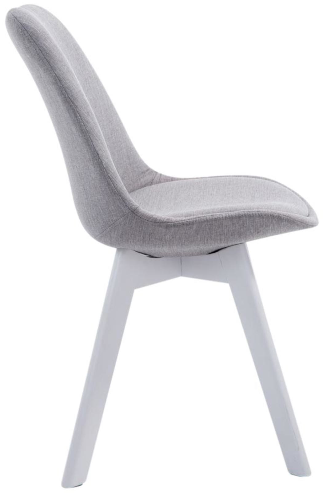 Lot de 4 chaises de salle à manger Borneo V2 en Tissu