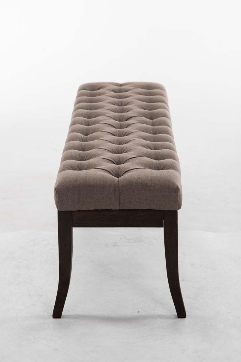 Banc Ramses tissu antique sombre